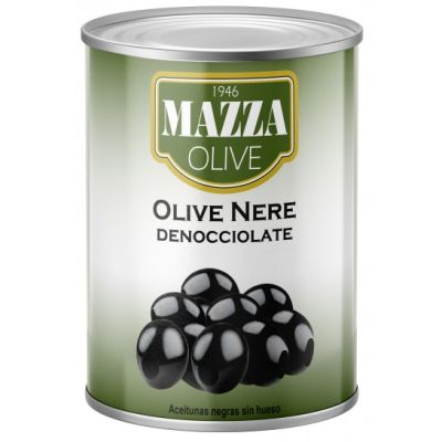 Black olives pitted MAZZA, Italy, 4 kg / 2 kg